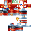 Minecraft skin texture, 64x64 pixels