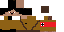 Minecraft skin texture, 64x32 legacy pixels