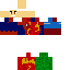 Minecraft skin texture, 64x64 pixels