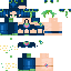 Minecraft skin texture, 64x64 pixels