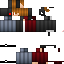 Minecraft skin texture, 64x64 pixels