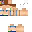Minecraft skin texture, 64x64 pixels