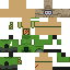 Minecraft skin texture, 64x64 pixels