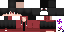 Minecraft skin texture, 64x32 legacy pixels