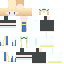 Minecraft skin texture, 64x64 pixels