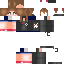 Minecraft skin texture, 64x64 pixels