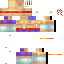 Minecraft skin texture, 64x64 pixels