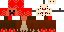 Minecraft skin texture, 64x32 legacy pixels