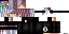 Minecraft skin texture, 64x32 legacy pixels