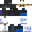 Minecraft skin texture, 64x64 pixels