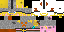 Minecraft skin texture, 64x32 legacy pixels