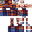 Minecraft skin texture, 64x64 pixels