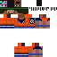 Minecraft skin texture, 64x64 pixels