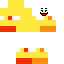 Minecraft skin texture, 64x64 pixels