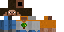 Minecraft skin texture, 64x32 legacy pixels