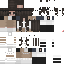 Minecraft skin texture, 64x64 pixels