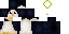 Minecraft skin texture, 64x32 legacy pixels
