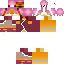 Minecraft skin texture, 64x64 pixels