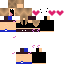 Minecraft skin texture, 64x64 pixels