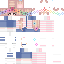 Minecraft skin texture, 64x64 pixels