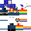 Minecraft skin texture, 64x64 pixels