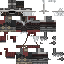 Minecraft skin texture, 64x64 pixels