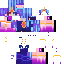 Minecraft skin texture, 64x64 pixels