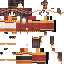 Minecraft skin texture, 64x64 pixels