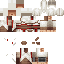 Minecraft skin texture, 64x64 pixels
