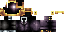Minecraft skin texture, 64x32 legacy pixels