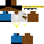 Minecraft skin texture, 64x64 pixels