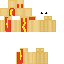 Minecraft skin texture, 64x64 pixels