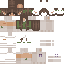 Minecraft skin texture, 64x64 pixels