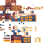 Minecraft skin texture, 64x64 pixels