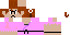 Minecraft skin texture, 64x32 legacy pixels