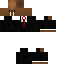 Minecraft skin texture, 64x64 pixels