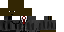 Minecraft skin texture, 64x32 legacy pixels