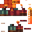 Minecraft skin texture, 64x64 pixels