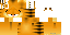 Minecraft skin texture, 64x32 legacy pixels
