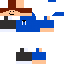 Minecraft skin texture, 64x64 pixels