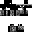 Minecraft skin texture, 64x64 pixels