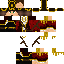 Minecraft skin texture, 64x64 pixels