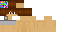 Minecraft skin texture, 64x32 legacy pixels