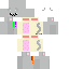 Minecraft skin texture, 64x64 pixels