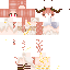 Minecraft skin texture, 64x64 pixels