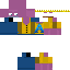 Minecraft skin texture, 64x64 pixels