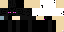 Minecraft skin texture, 64x32 legacy pixels