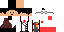 Minecraft skin texture, 64x32 legacy pixels