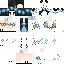 Minecraft skin texture, 64x64 pixels