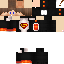 Minecraft skin texture, 64x64 pixels